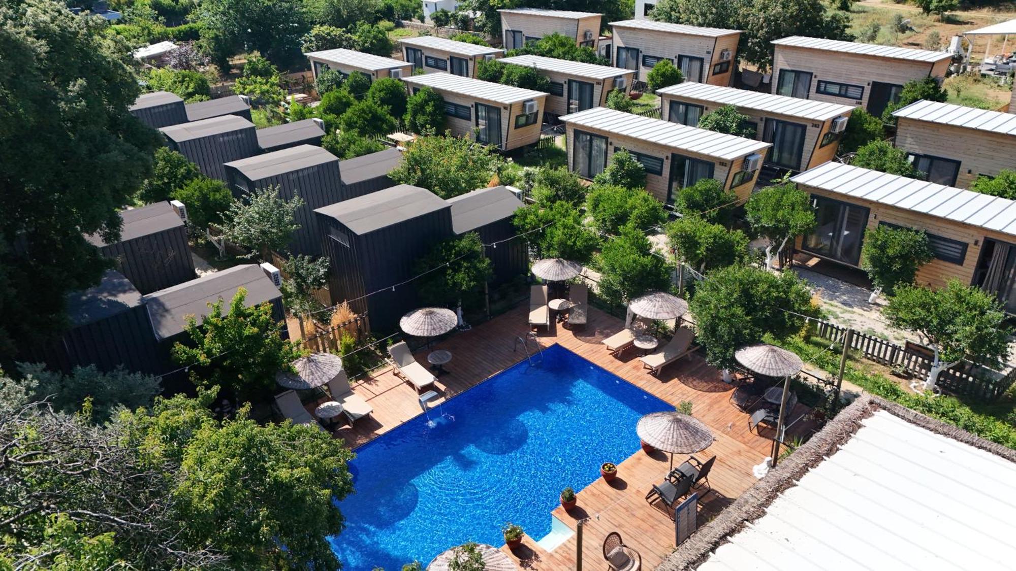 Gaia Tiny Houses Butik Hotel 博德鲁姆 外观 照片